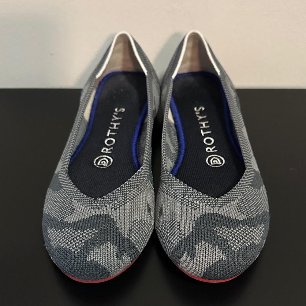 Rothy's Blue and Gray Women's Flats